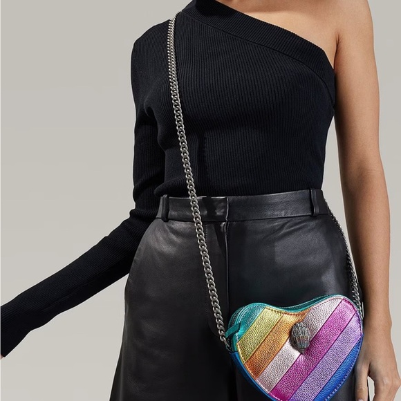 Kurt Geiger Handbags - KURT GEIGER LONDON Kensington Heart Shape Crossbody (NEW)